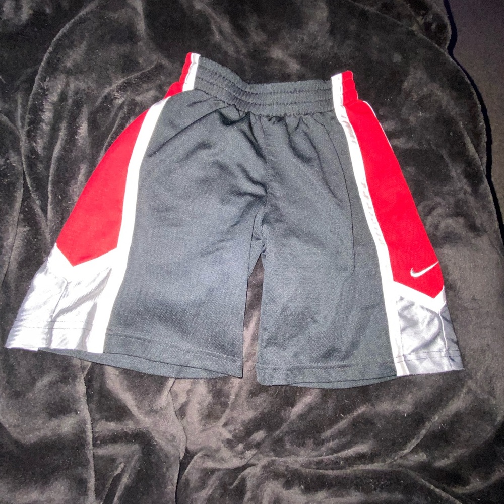 Nike Kids Red and Black Athletic Shorts